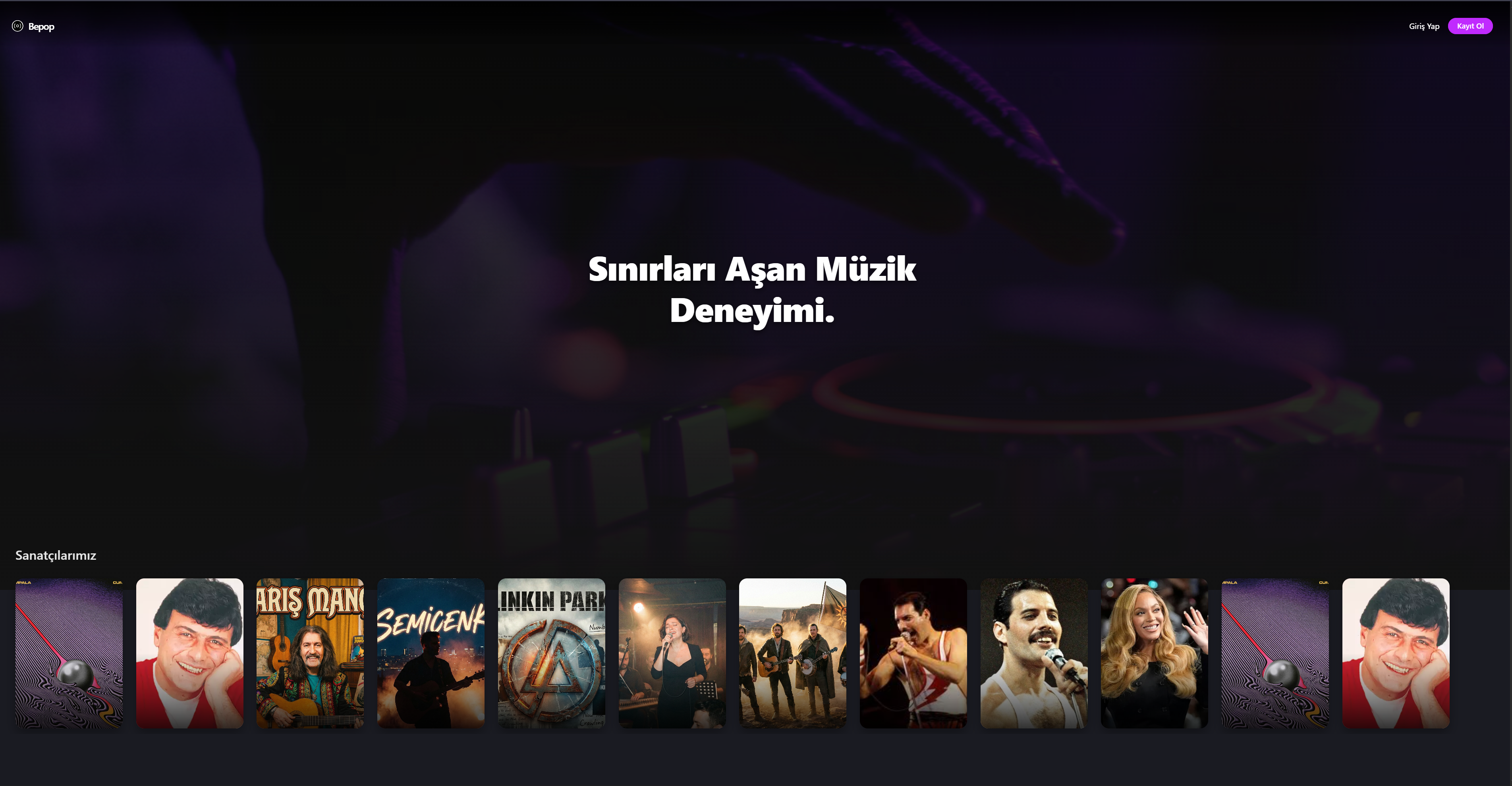 BepopJWTMusicApp proje görseli