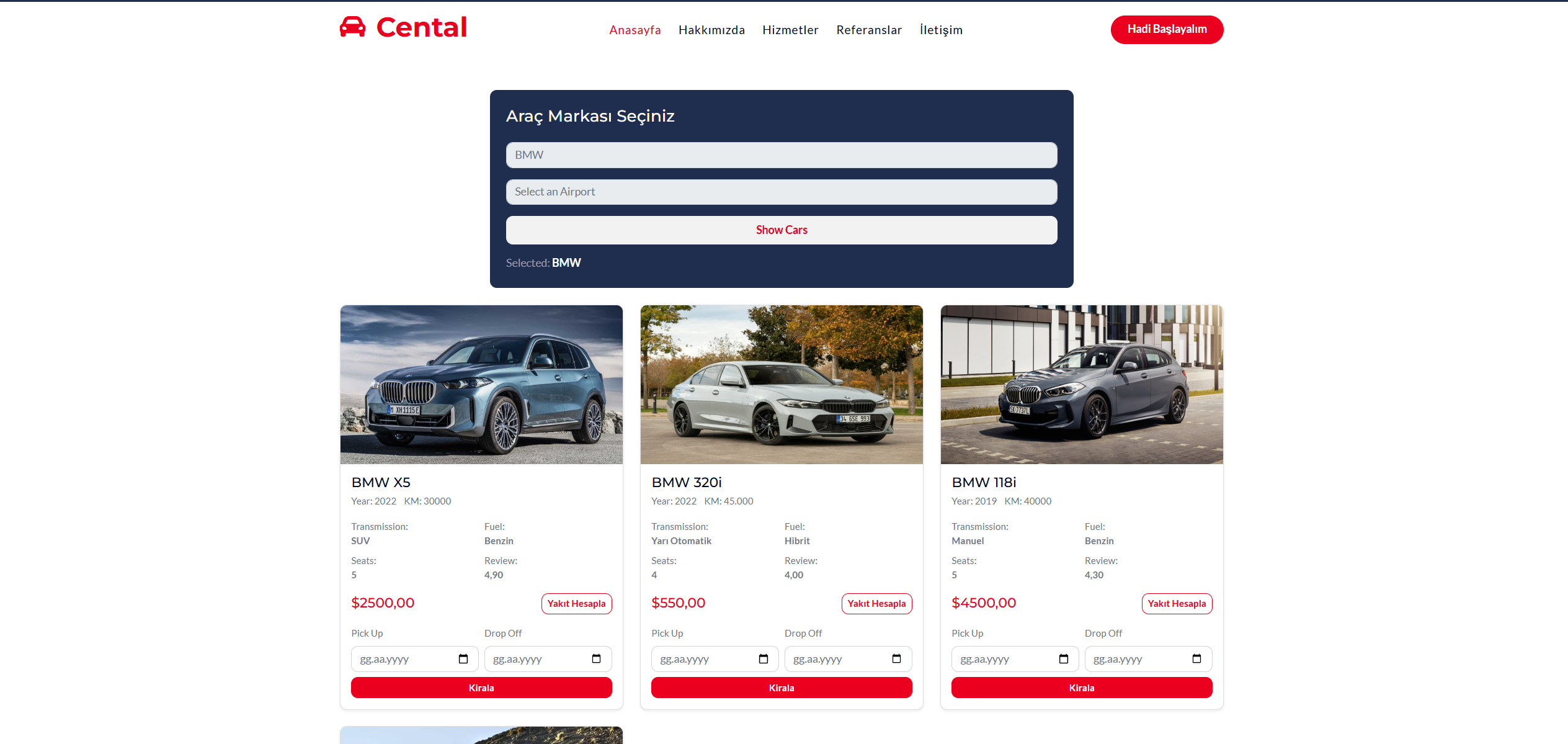 RentAICar proje görseli
